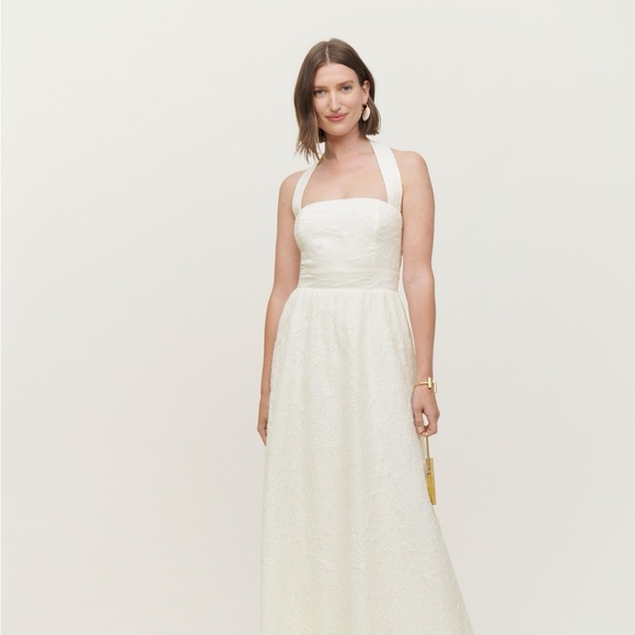 Reformation White Lace Edessa Dress - Picture 2 of 13